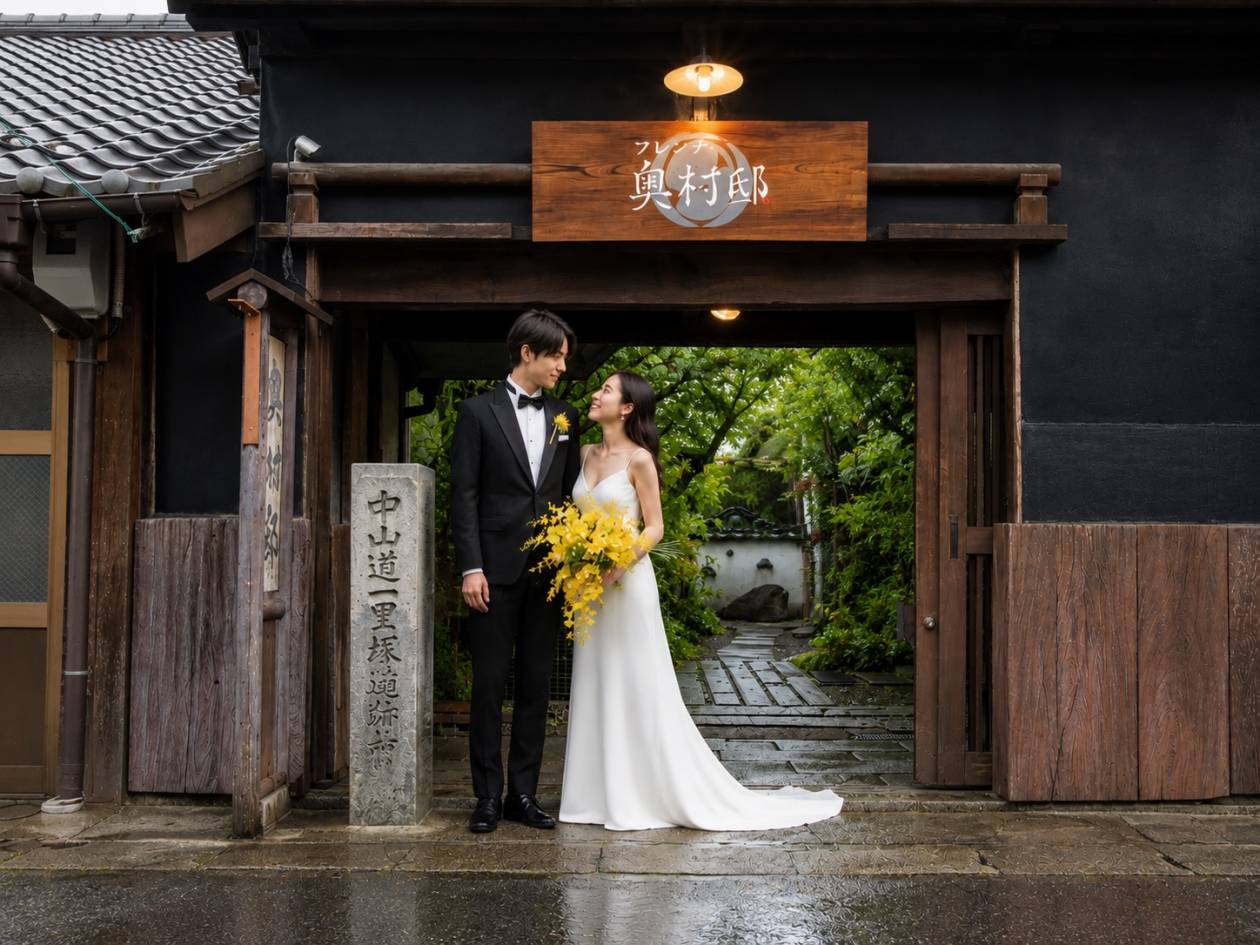 奥村邸エントランス